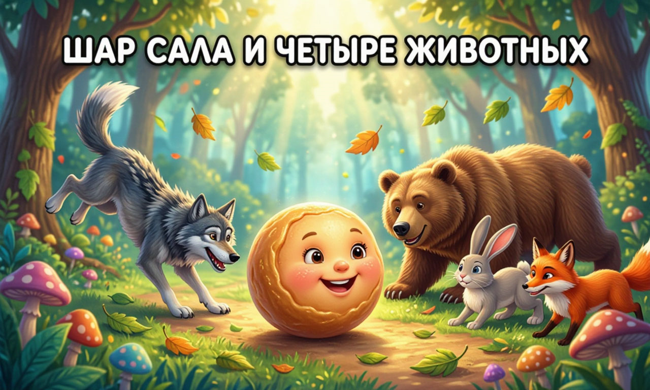 Шар сала и четыре животных